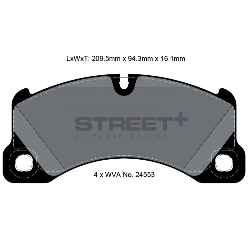 Pagid T8077 Street+ remblokken - PA-8077.ST - T8077SP2001 - 4056029065182