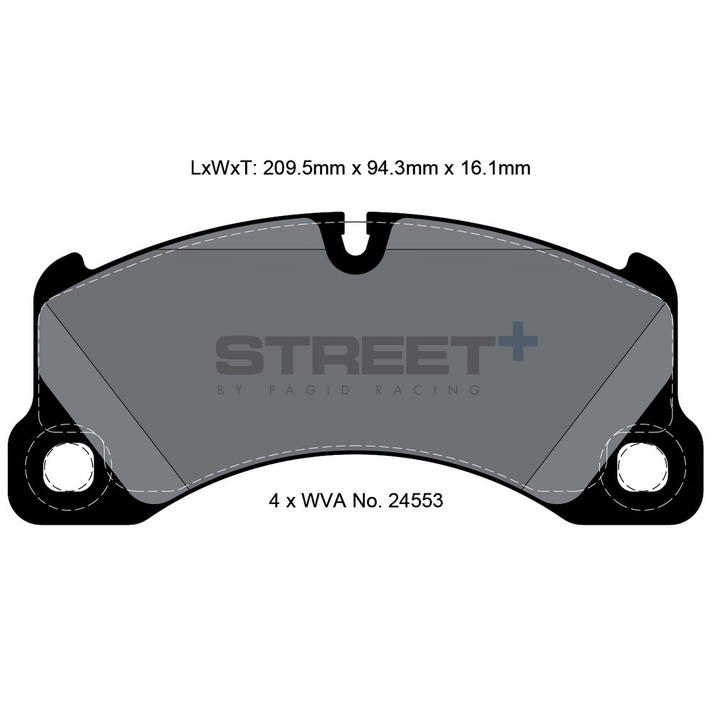 Pastiglie freno Pagid T8077 Street+ - PA-8077.ST - T8077SP2001 - 4056029065182