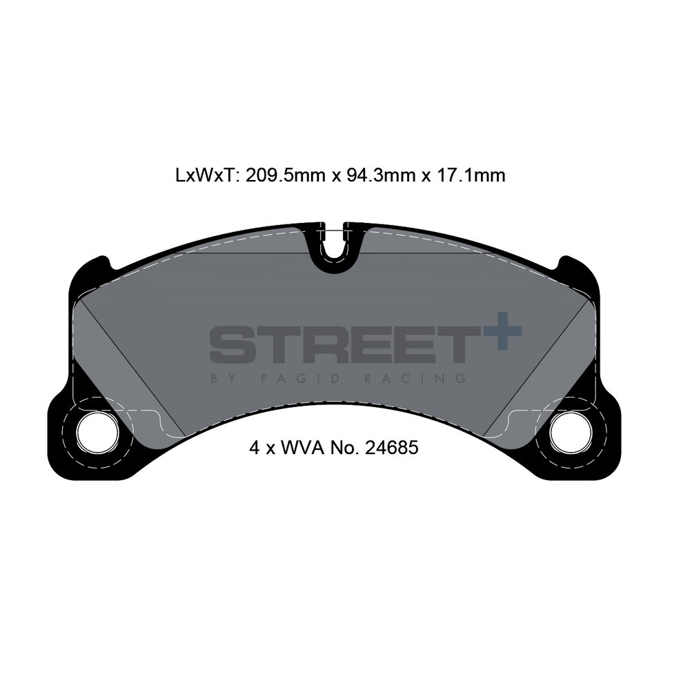 Pastiglie freno Pagid T8087 Street+ - PA-8087.ST - T8087SP2001 - 4056029065236