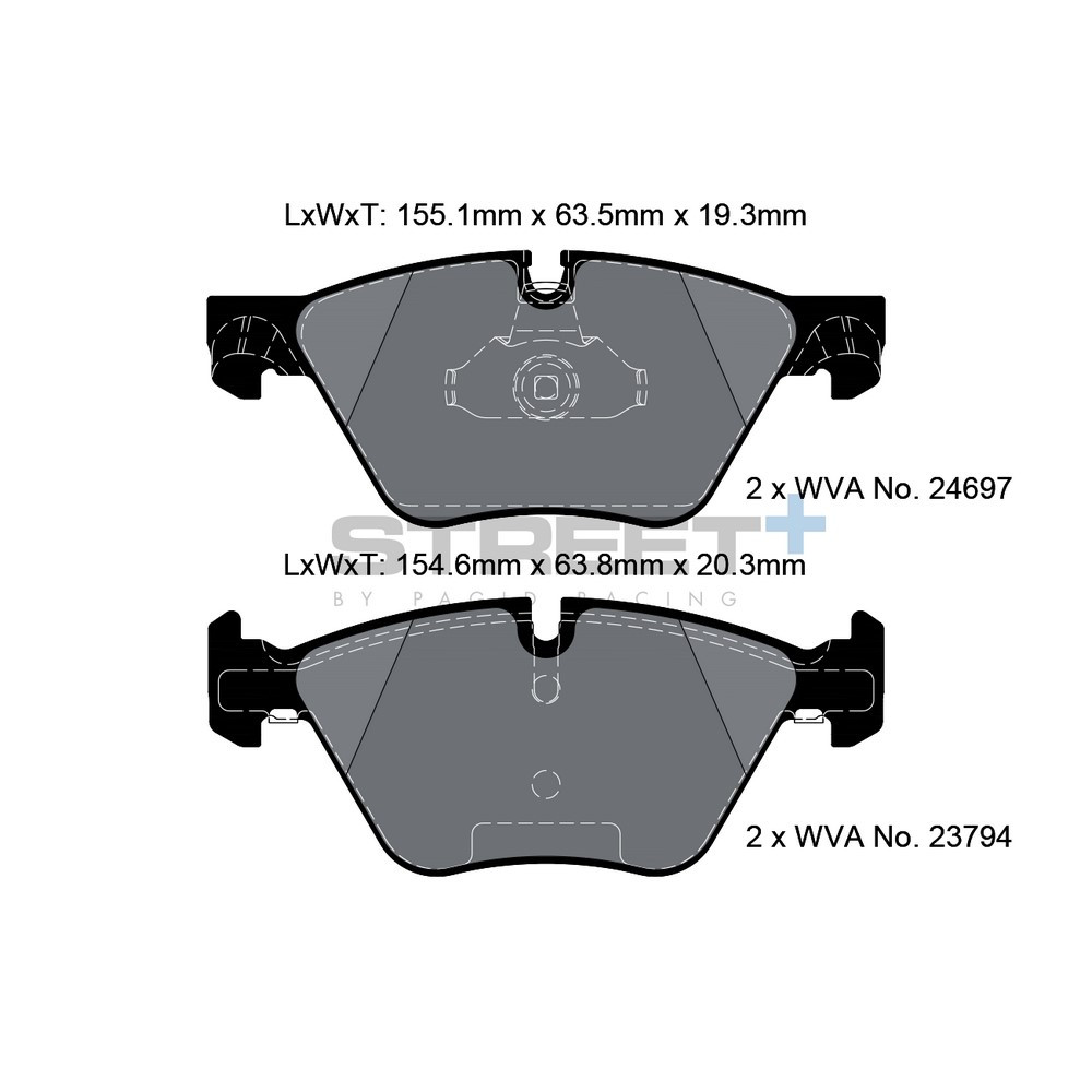 Plăcuțe de frână Pagid T8089 Street+ - PA-8089.ST - T8089SP2001 - 4056029065243