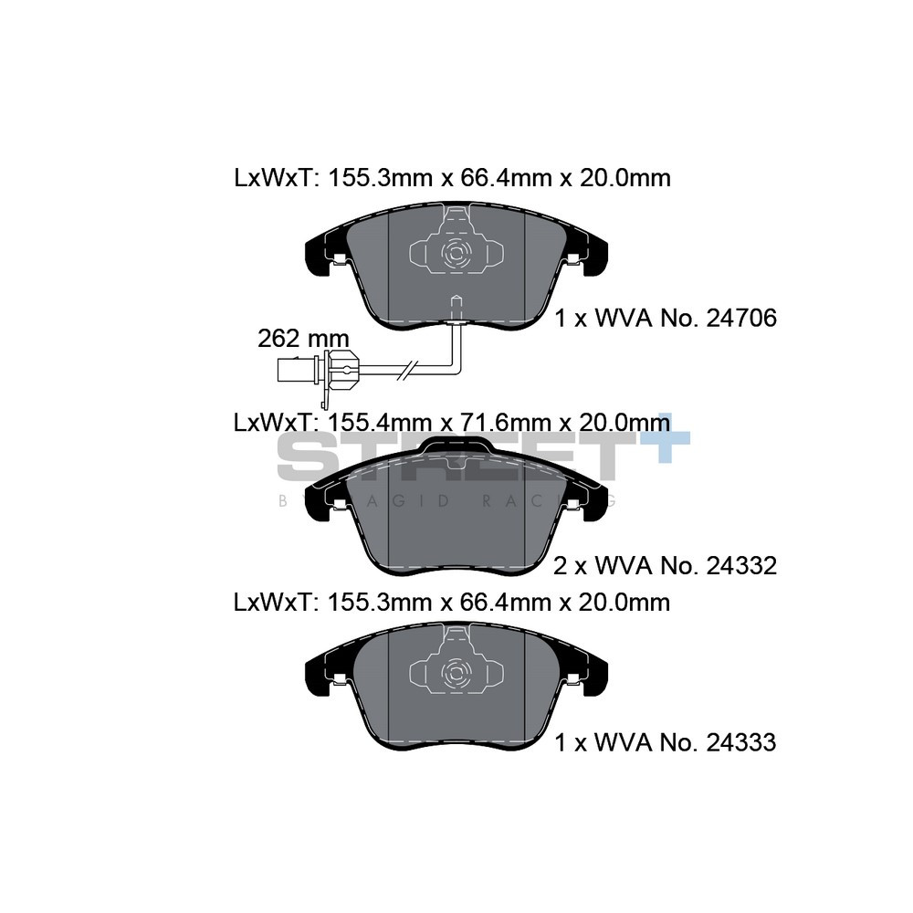 Plăcuțe de frână Pagid T8090 Street+ - PA-8090.ST - T8090SP2001 - 4056029065250