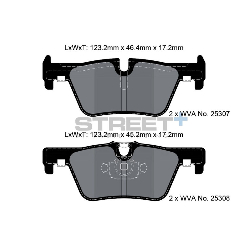 Plăcuțe de frână Pagid T8117 Street+ - PA-8117.ST - T8117SP2001 - 4056029065458