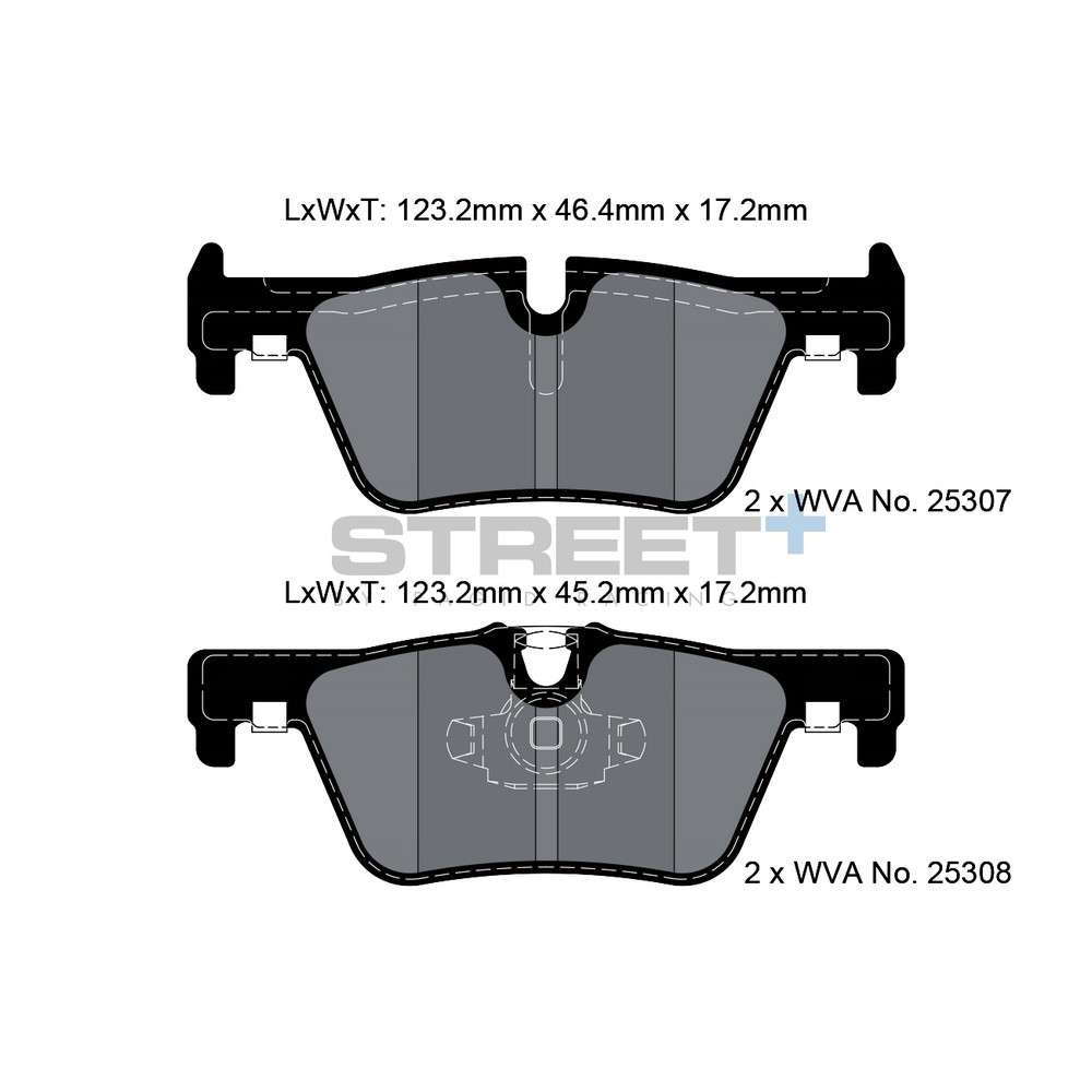 Plăcuțe de frână Pagid T8117 Street+ - PA-8117.ST - T8117SP2001 - 4056029065458
