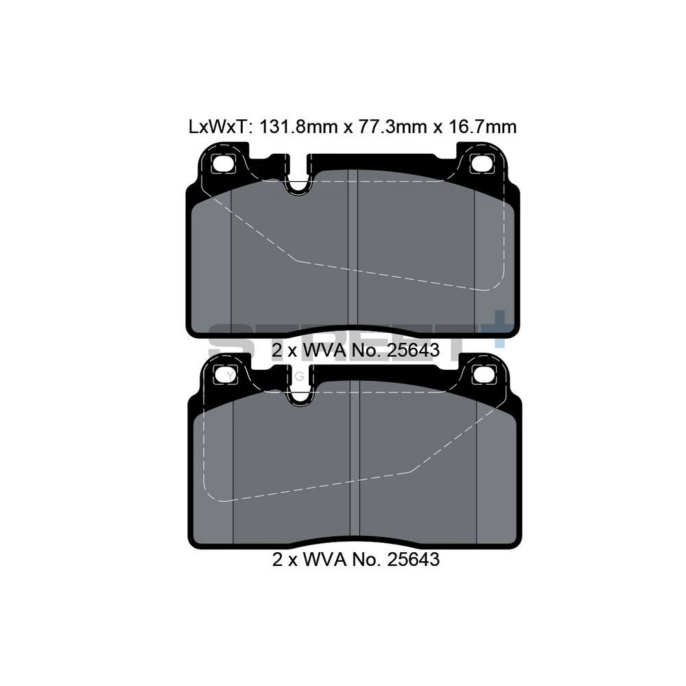 Plaquettes de frein Pagid T8121 Street+ - PA-8121.ST - T8121SP2001 - 4056029065489