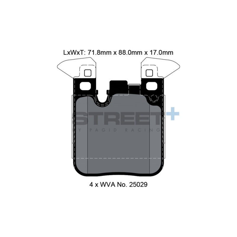 Plăcuțe de frână Pagid T8195 Street+ - PA-8195.ST - T8195SP2001 - 4056029065366