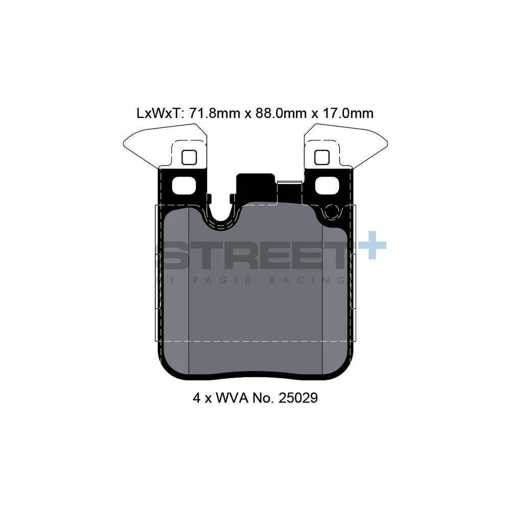 Plăcuțe de frână Pagid T8195 Street+ - PA-8195.ST - T8195SP2001 - 4056029065366