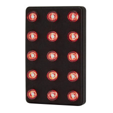 LED-regenlicht Cartek FIA 8874-2019 rechthoekig (statisch+4HZ) - CK-LRS-15RM - CK-LRS-15RM