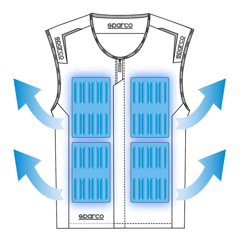 Vestă Sparco Ice - 001014.SI.M - 001014SI2M