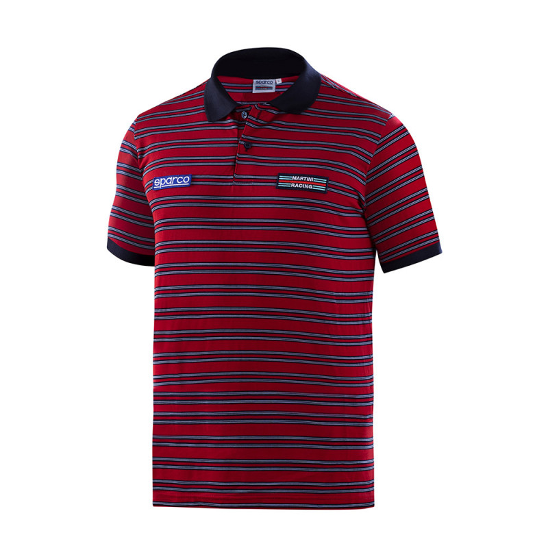 Polo a righe Sparco Martini Racing Replica - 01396MR.R.XXL - 01396MRRS5XXL - 8033280482985