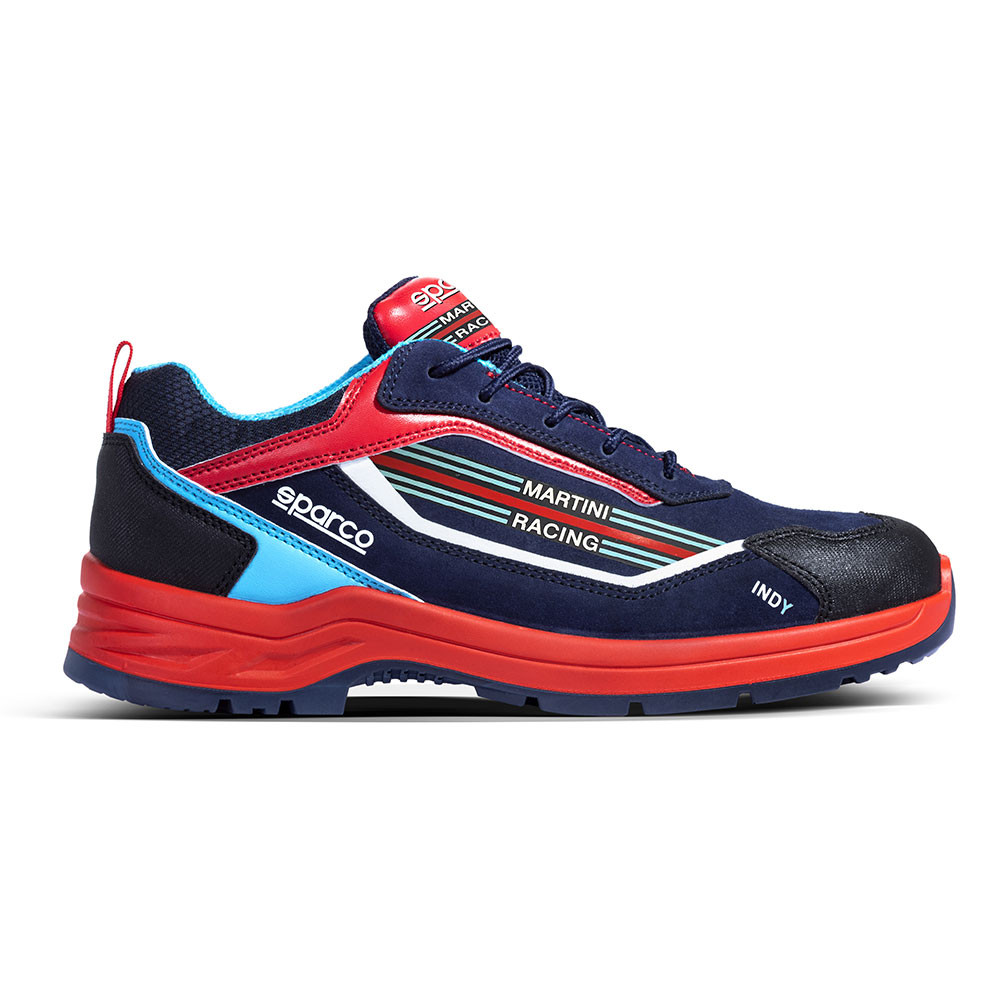 Scarpe di sicurezza Sparco Martini Racing Indy ESD S3S SR - 07537MR.BMR.48 - 07537MR48BMRS - 8033280496456