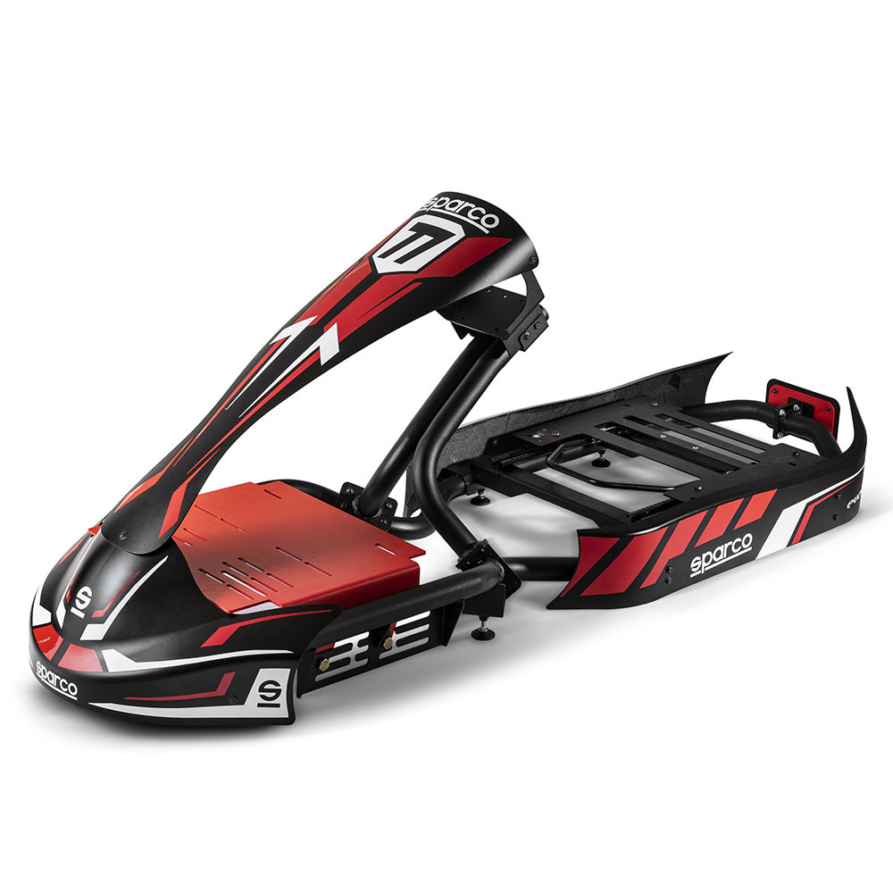 Sparco Gaming Evolve Kart cockpit zonder bevestigingen - 081989NR - 081989NR - 8033280494681