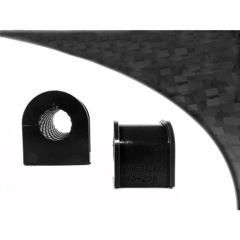 Silentbloc Powerflex Black bară antiruliu spate 18 mm Nissan 200SX - S13, S14, S14A și S15 - PF-R4620618-2N - PFR46-206-18BLK - 5055676527950