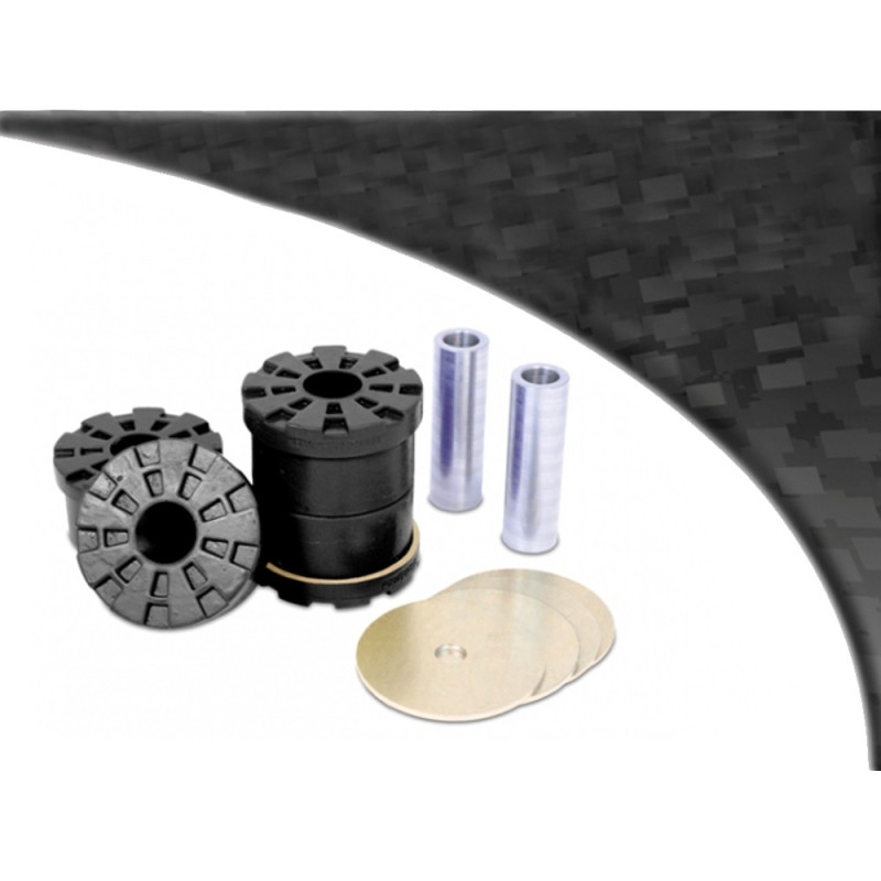 Silent-Bloc Powerflex achtersteun zwart Audi A3 MK2 8P (2003-2012) - PF-R85528-2N - PFR85-528BLK - 5055676534200