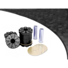Silent-Bloc Powerflex achtersteun zwart Audi A3 MK2 8P (2003-2012) - PF-R85528-2N - PFR85-528BLK - 5055676534200