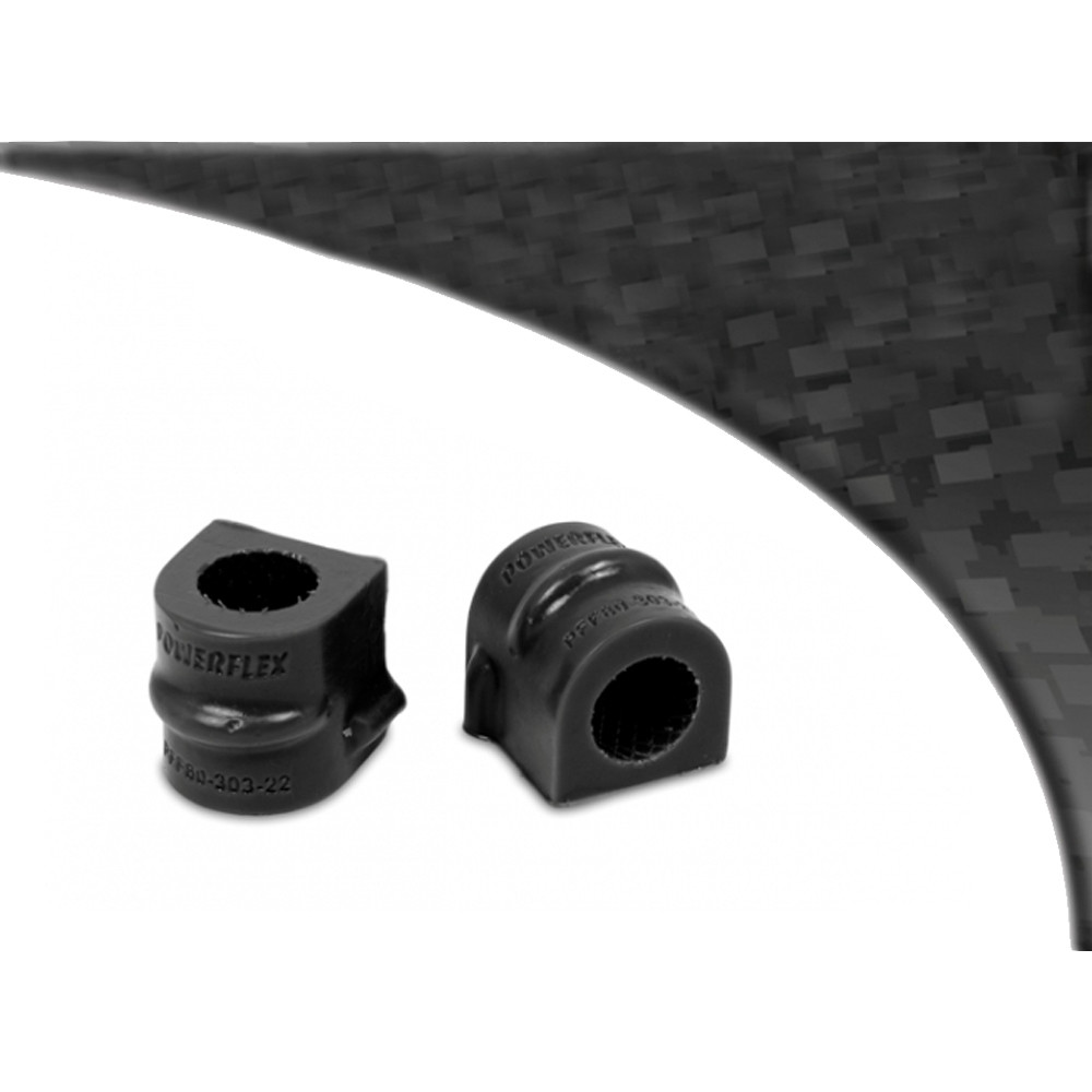 Powerflex bushes for Front Anti Roll Bar Mounting Bush 18mm Opel Vectra B (1995 - 2002) - PF-F8030318-2N - PFF80-303-18BLK - 5055676535146