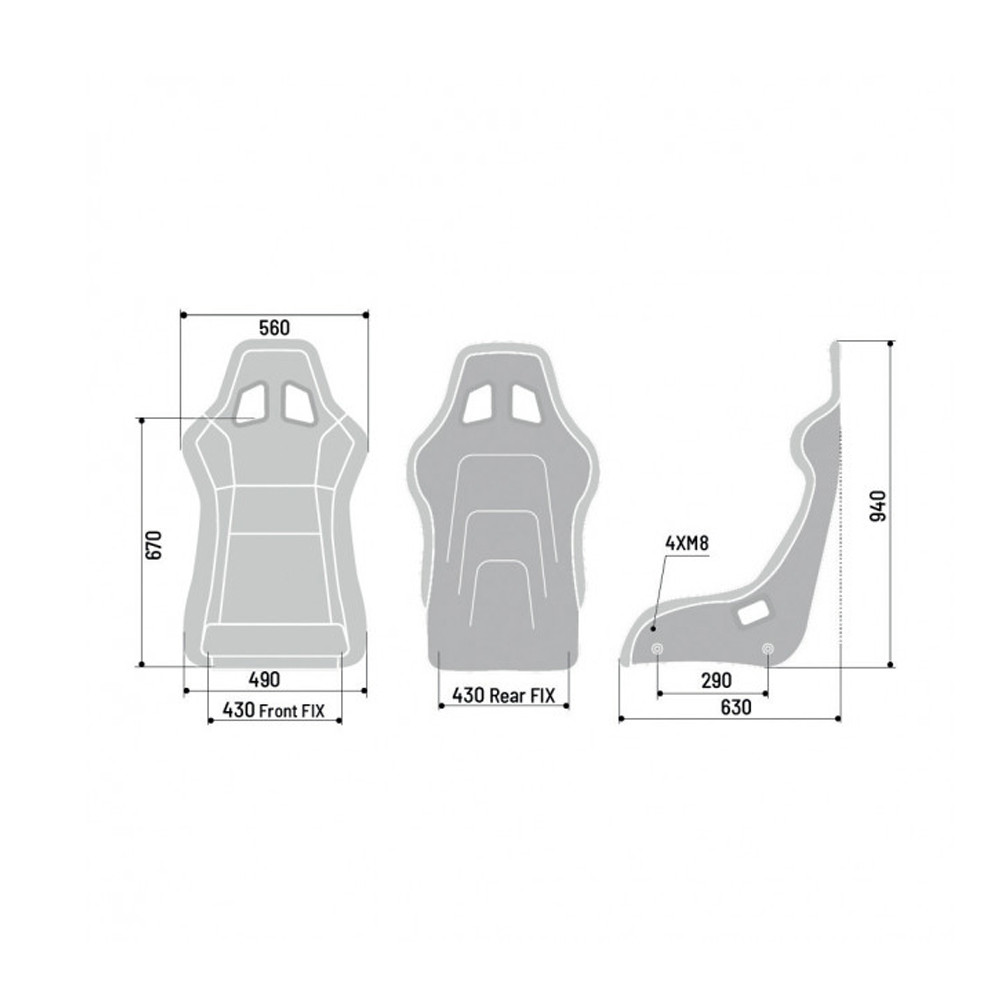 Siège Baquet Sparco QRT-R FIA - 008012RNR - 008012RNR - 8033280293406