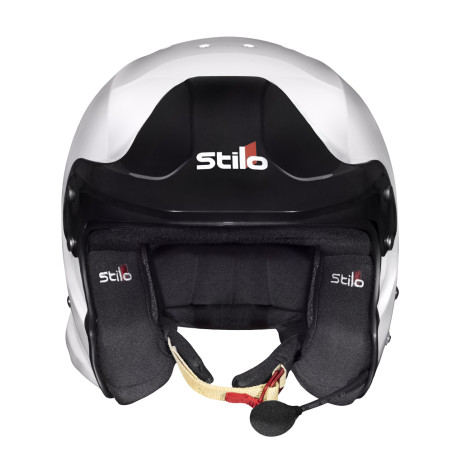 Casque Stilo Venti Trophy Rally blanc/noir sans clip Hans