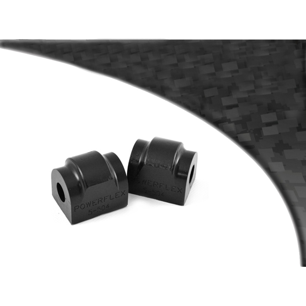Powerflex bushes for Rear Anti Roll Bar Mounting Bush 13mm BMW E28 Série 5 (1982 - 1988) - PF-R550413-2N - PFR5-504-13BLK - 5055676523099