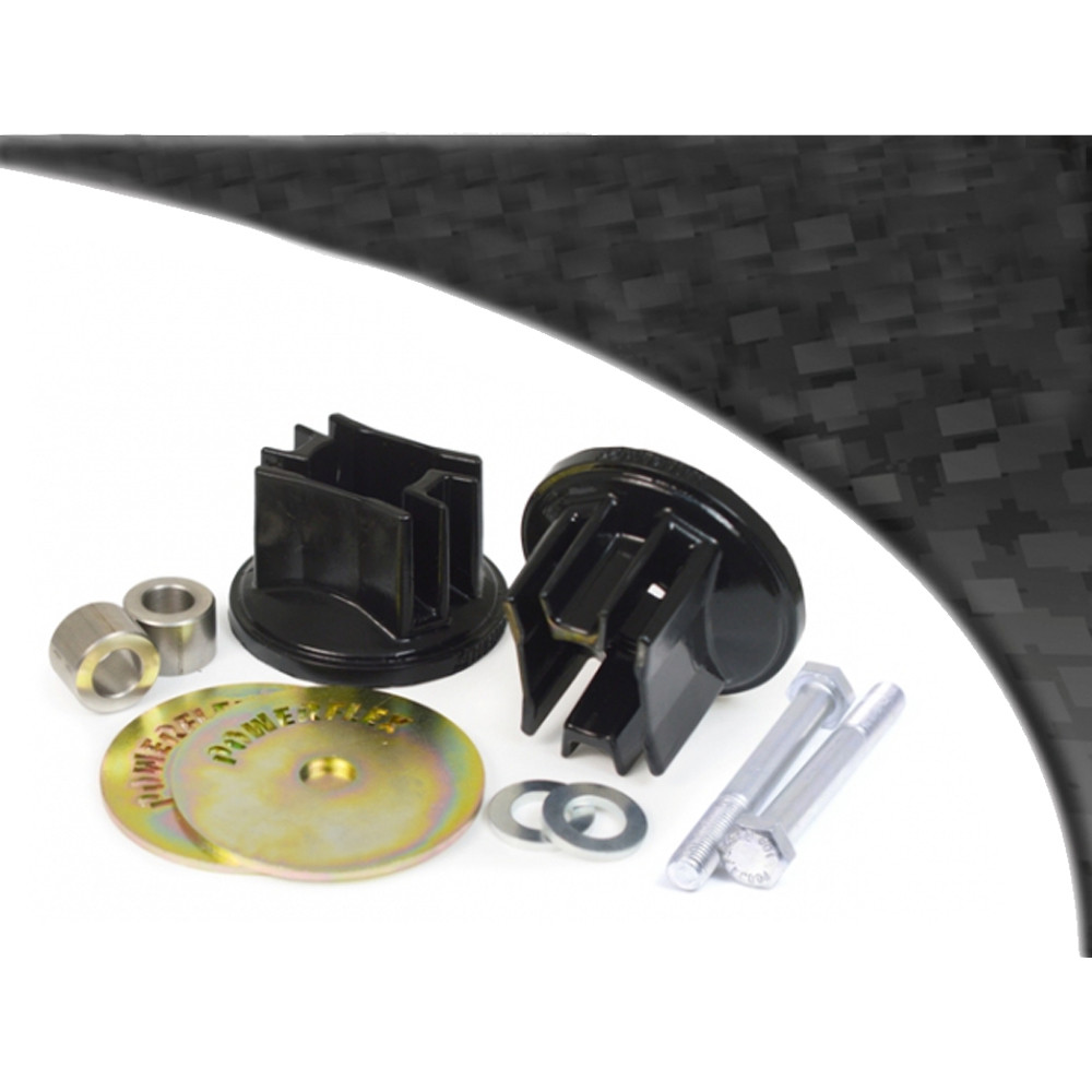 Powerflex bushes for Rear Diff Rear Bush Insert Audi A4 Quattro (2008 - 2016) - PF-R3743-2N - PFR3-743BLK - 5055676540089