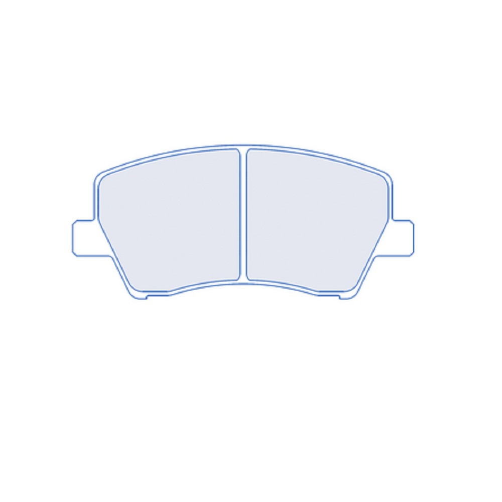 CL Remmen (Carbone Lorraine) voorremblokken RC8 Renault Clio 5 RALLYE 5 - CL-4213-RC8 - 4213RC8 - 3666618027647