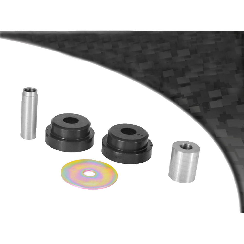 Silent-Bloc Powerflex Zwart Onderste Motorsteun (klein) 25mm Ovale Bevestiging Ford Fiesta Mk6 incl ST (2002-2008) - PF-F192004N - PFF19-2004BLK - 5055676527943