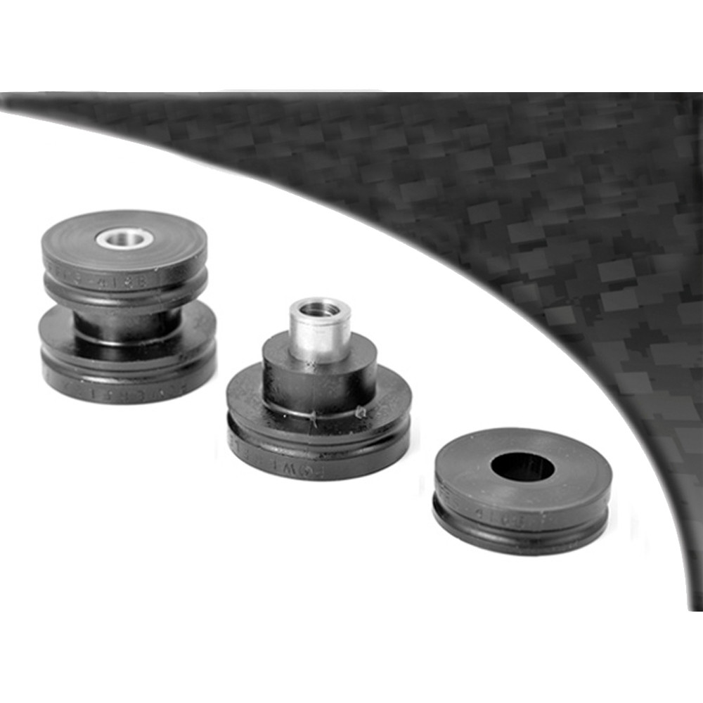 Silentbloc Powerflex Black Superior pentru amortizorul spate BMW E81, E82, E87 și E88 Seria 1 (2004-2013) - PF-R5416-2N - PFR5-416BLK - 5055676516541