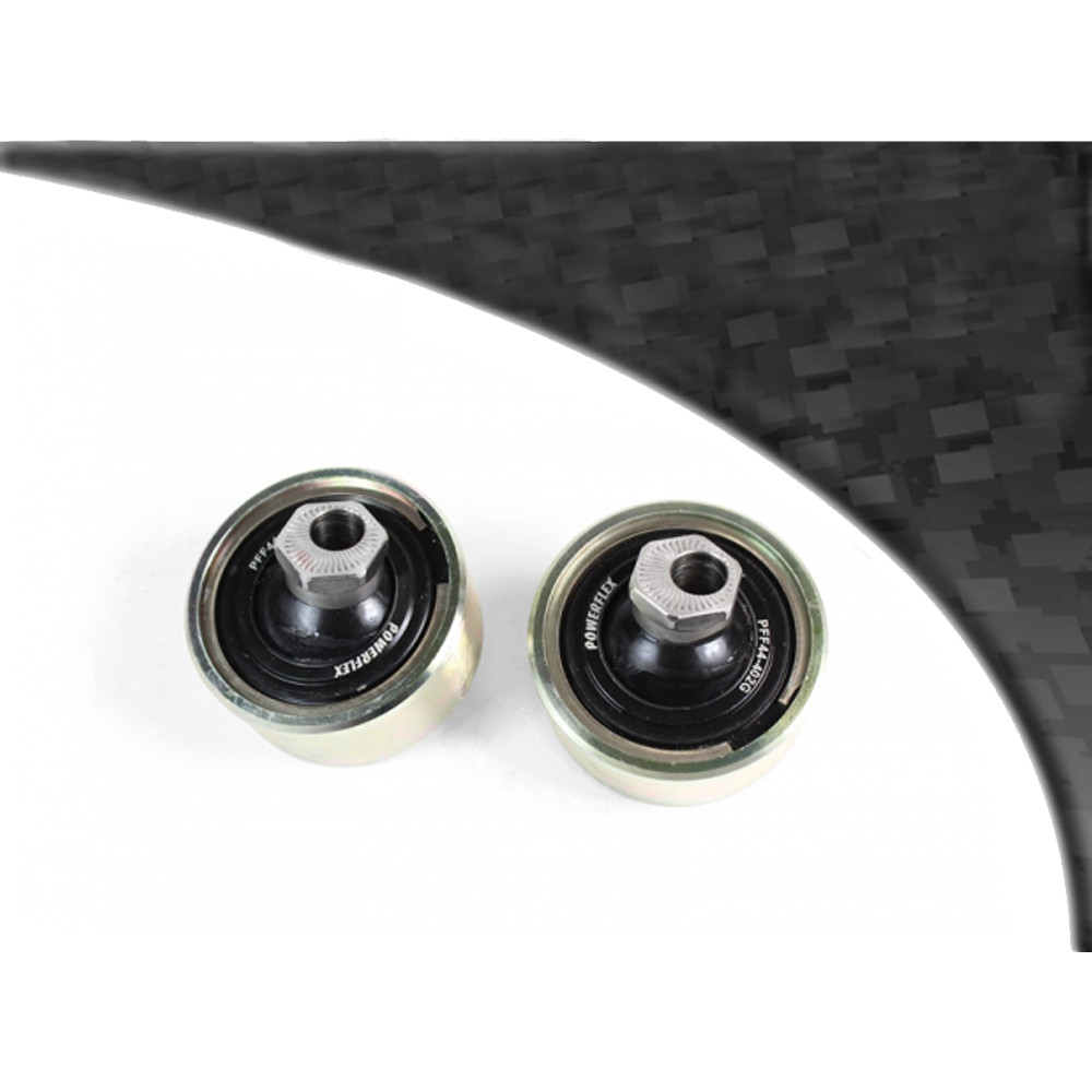 Silentbloc Powerflex Black pentru brațul față spate, cursă reglabilă, Mitsubishi Lancer Evolution 10 CZ4A (10/07-) - PF-F44402G-2N - PFF44-402GBLK - 5055676525321