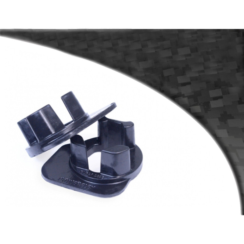 Silent-Bloc Powerflex Black Kit Insert Voorste Beugel Versnellingsbak Porsche 996 (1997-2005) - PF-R57530N - PFR57-530BLK - 5055676538734