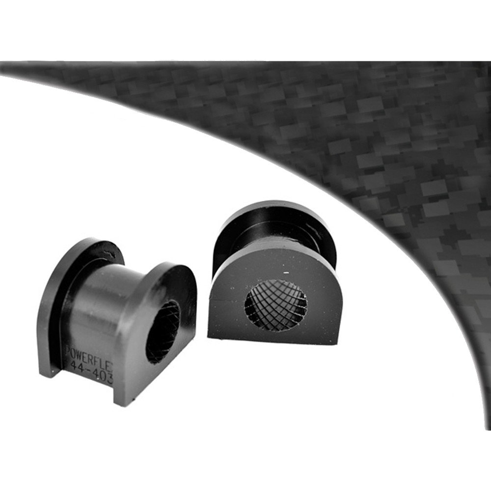 Silent-Bloc Powerflex Black Voorste stabilisatorstang op 27 mm chassis Mitsubishi Lancer Evolution 10 CZ4A (10/07-) - PF-F4440327-2N - PFF44-403-27BLK - 5055676514851