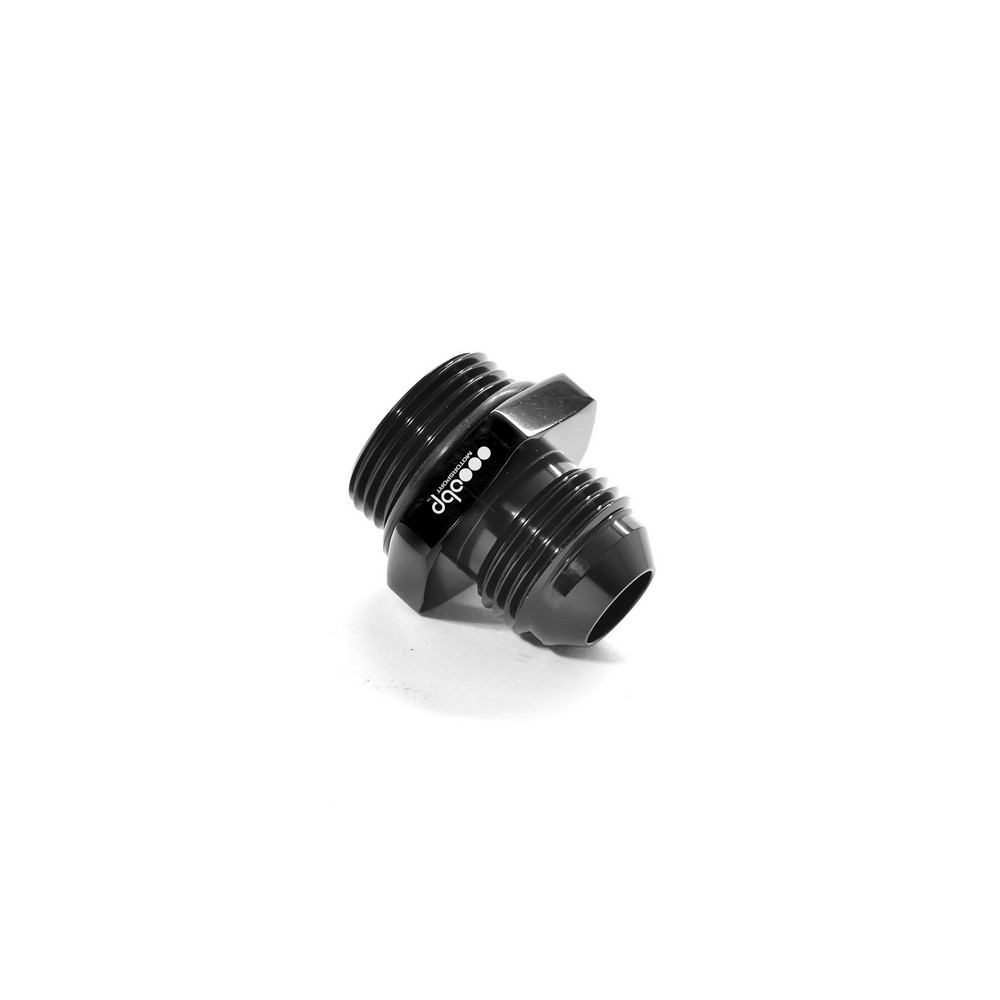 Adattatore OBP maschio/maschio M22x150-JIC in alluminio nero - OBP-M22.D10 - OBP-10-M22