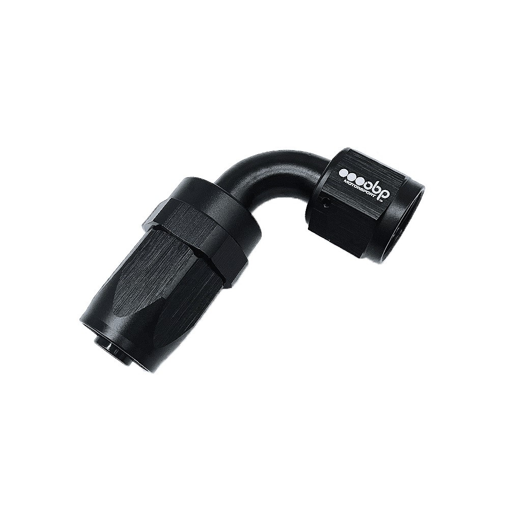 90° vrouwelijke connector OBP type CPE zwart aluminium - OBP-CPE-90.D10 - OBP-CPE-10-90