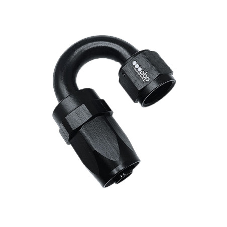 Raccordo OBP femmina a 180° tipo CPE in alluminio nero