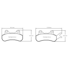 Pagid SSV/UTV brake pads S6005