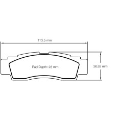 Plaquettes de frein SSV/UTV Pagid S6003