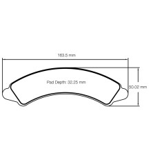 Pagid SSV/UTV brake pads S6002