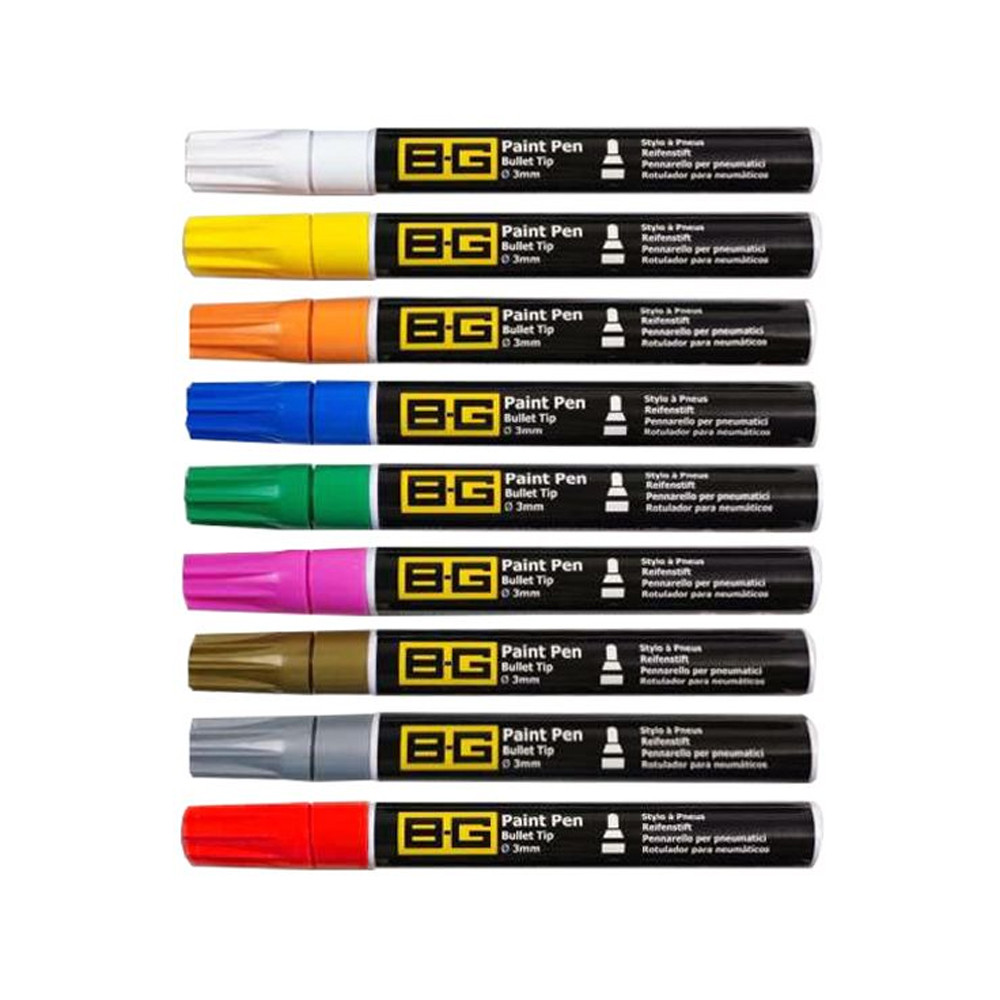Marcatore per pneumatico BG Racing diametro 3mm - BG-520.J - BG5201 - 5060252098977