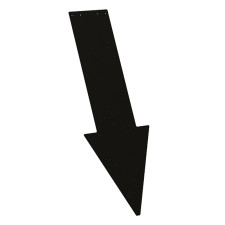 Flèche pour panneau d'arrêt au stand BG-Racing (lollipop)
