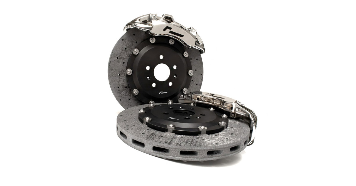 VWR - Kit freinage Stage 3 + pour chassis MQB / MQB EVO - Disques 380mm Carbone Ceramique - Etrier 6 Pistons