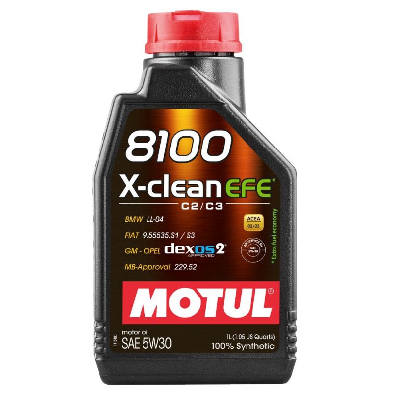 Motorolie MOTUL 8100 X-CLEAN EFE 5W30 - 1L can - MOT-81XCEFE-5W30 - 109470 - 3374650293363