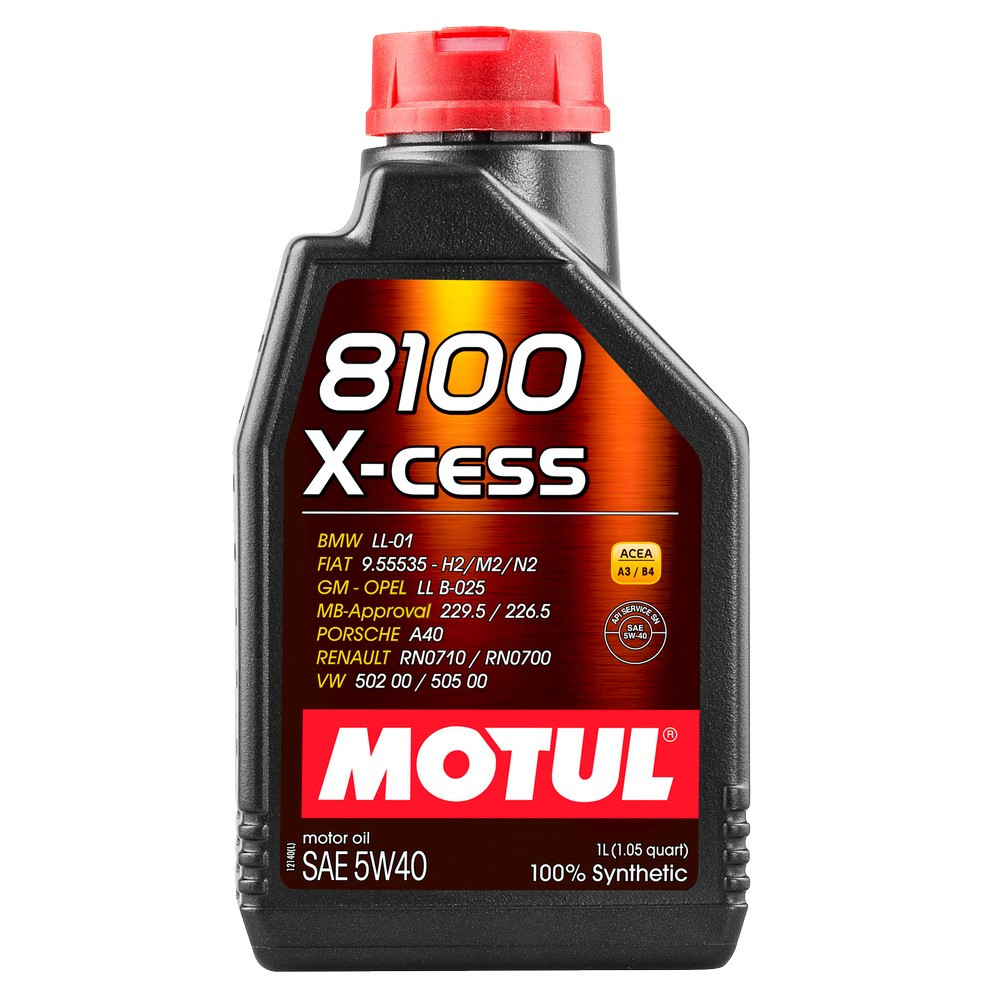 Olio motore MOTUL 8100 X-CESS 5W40 - Lattina da 1 litro - MOT-81XCESS-5W40 - 102784 - 3374650237916