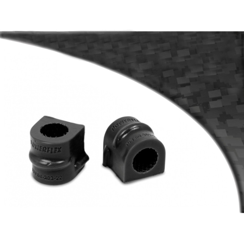 Silent-Bloc Powerflex Zwart Rolbeugel Voor 19.5mm Opel Vectra B (1995 - 2002) - PF-F80303195-2N - PFF80-303-19.5BLK - 5055676535412