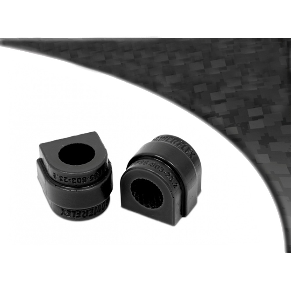 Powerflex bushes for Front Anti Roll Bar Bush 21.7mm Audi A3 MK3 8V up to 125PS (2013-) Rear Beam - PF-F85803217-2N - PFF85-803-21.7BLK - 5055676536242