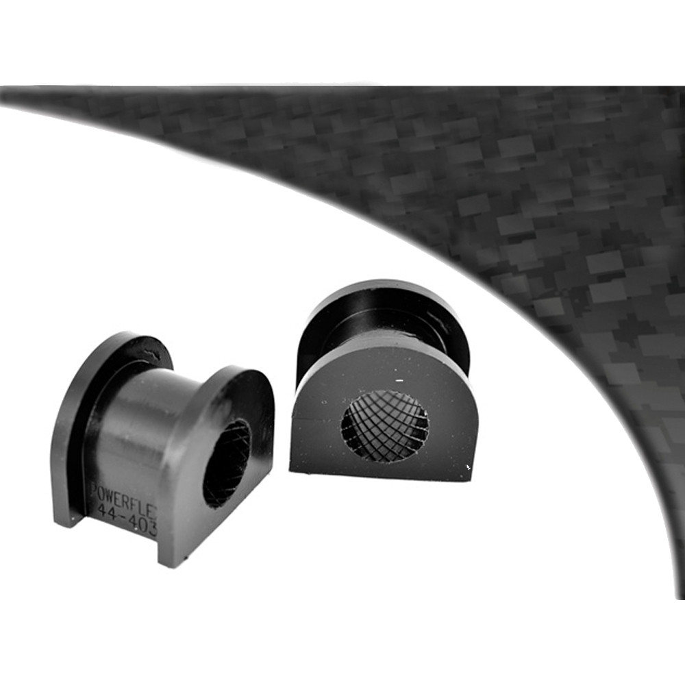 Silentbloc Powerflex Black pentru bară antiruliu spate pe șasiu de 23 mm, Mitsubishi Lancer Evolution 10 CZ4A (10/07-) - PF-F4440323-2N - PFF44-403-23BLK - 5055676519627
