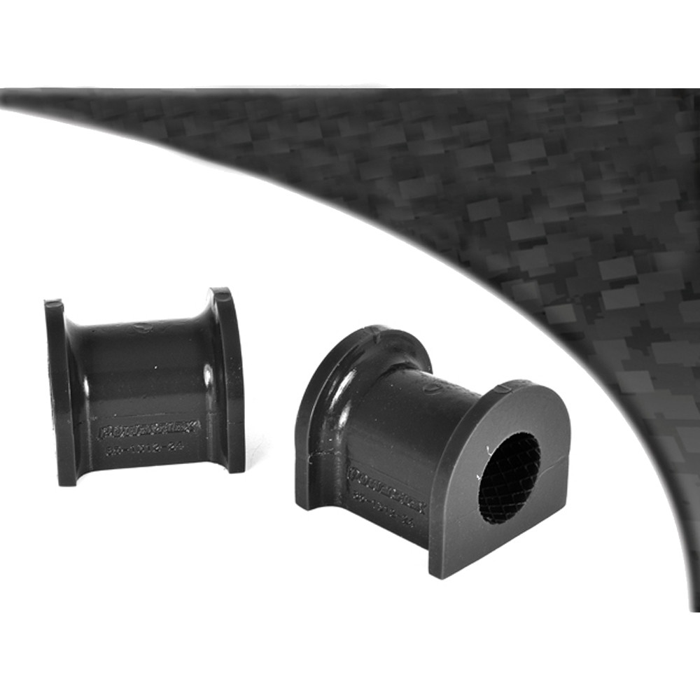 Powerflex Black Barra Stabilizzatrice Posteriore a Telaio 24mm Volkswagen T5 Transporter incluso 4Motion (2003-2015) - PF-R85131224-2N - PFR85-1312-24BLK - 5055676527318