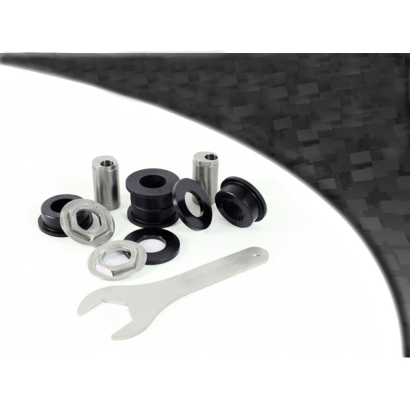 Silent-Bloc Powerflex Zwart Exterieur Bovenste Achterarm, Verstelbaar Carrosserie Honda Civic Mk7 incl Type-R (2001-2005) - PF-R25324G-2N - PFR25-324GBLK - 5055676526076