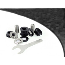 Silent-Bloc Powerflex Zwart Exterieur Bovenste Achterarm, Verstelbaar Carrosserie Honda Civic Mk7 incl Type-R (2001-2005) - PF-R25324G-2N - PFR25-324GBLK - 5055676526076