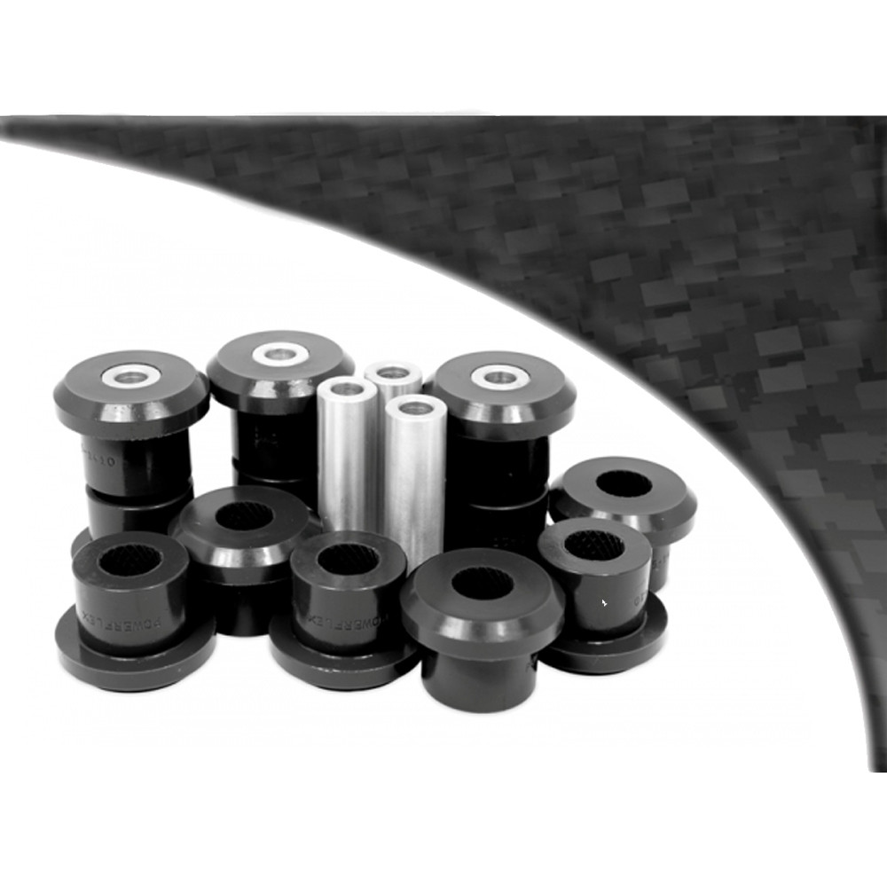 Powerflex bushes for Rear Leaf Spring Bush Volkswagen Caddy Mk2 Typ 9K (1997-2003) - PF-R851410-6N - PFR85-1410BLK - 5055676537355