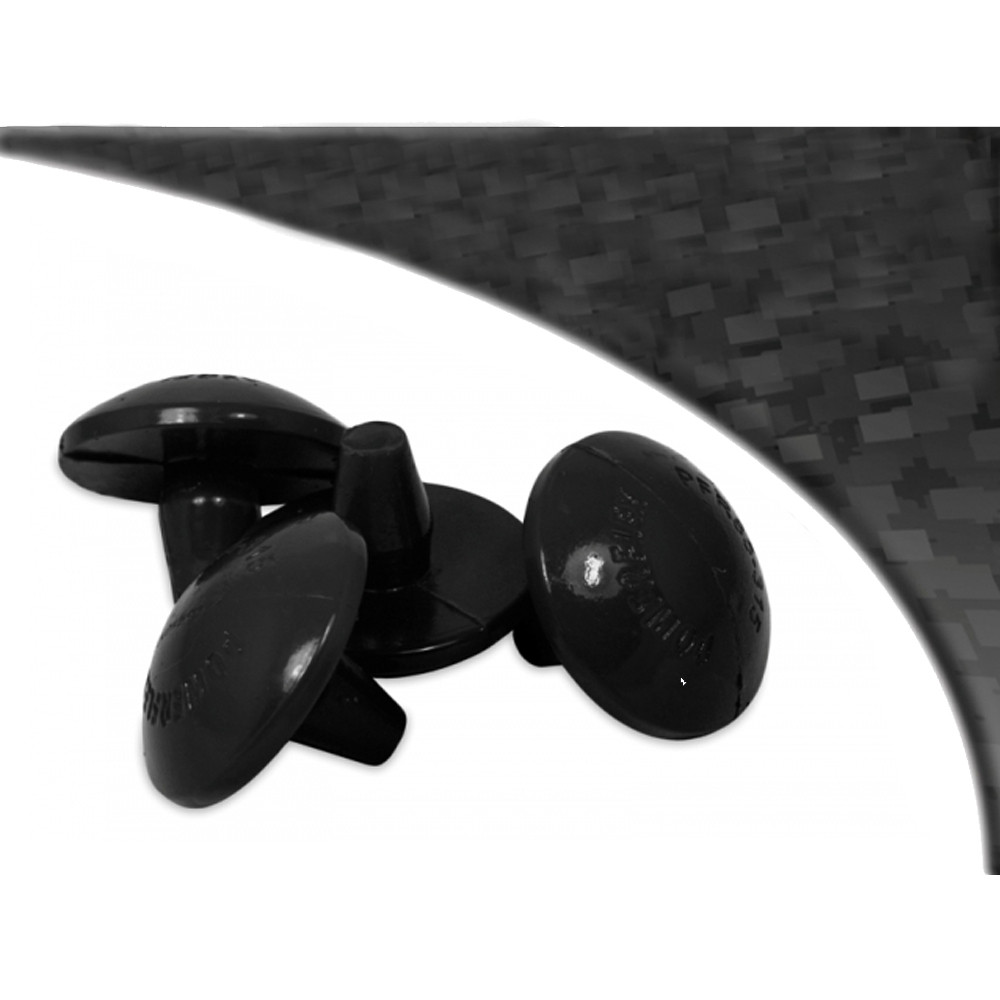 Powerflex Black Boccola Foglia Sospensione Posteriore Volkswagen Caddy Mk1 Tipo 14 (1985-1996) - PF-R85315-4N - PFR85-315BLK - 5055676537157