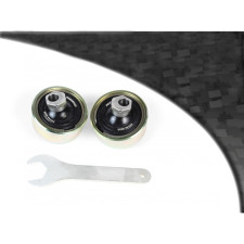 Mitsubishi Lancer Evolution 7-8-9 Powerflex Silent-Bloc Zwart Achter Driehoek Voor Chassis en Anti-Rack Verstelbaar - PF-F44202G-2N - PFF44-202GBLK - 5055676535627