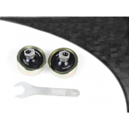 Silent-Bloc Powerflex Black Arrière Triangle Avant Chasse et Anti cabrage Réglable Mitsubishi Lancer Evolution 7-8-9